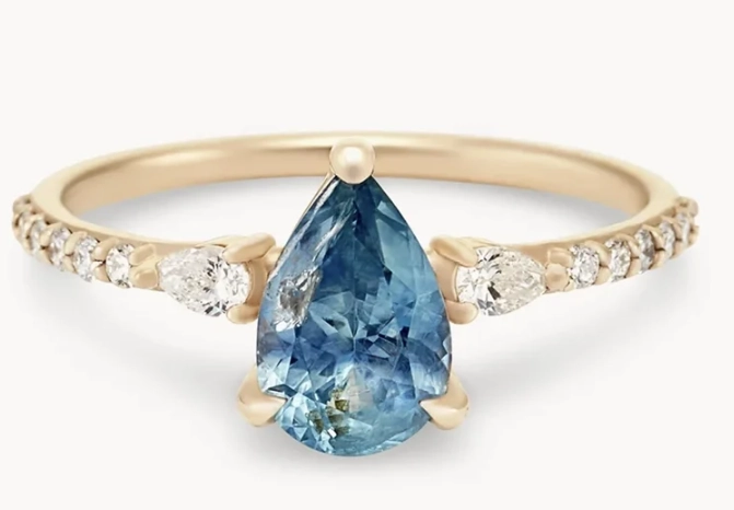 colored gemstone engagement rings