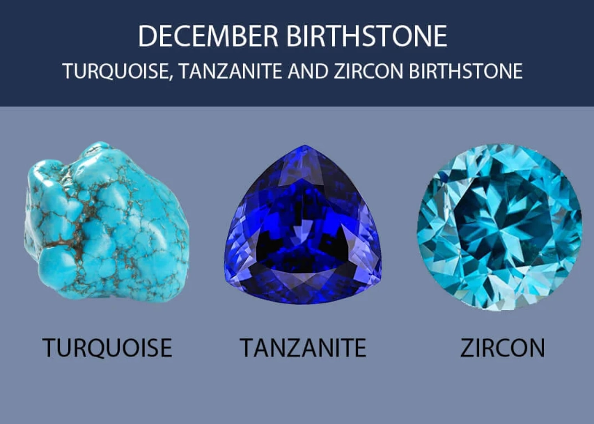 December Birthstone Meaning: Turquoise, Tanzanite & Zircon Symbolism